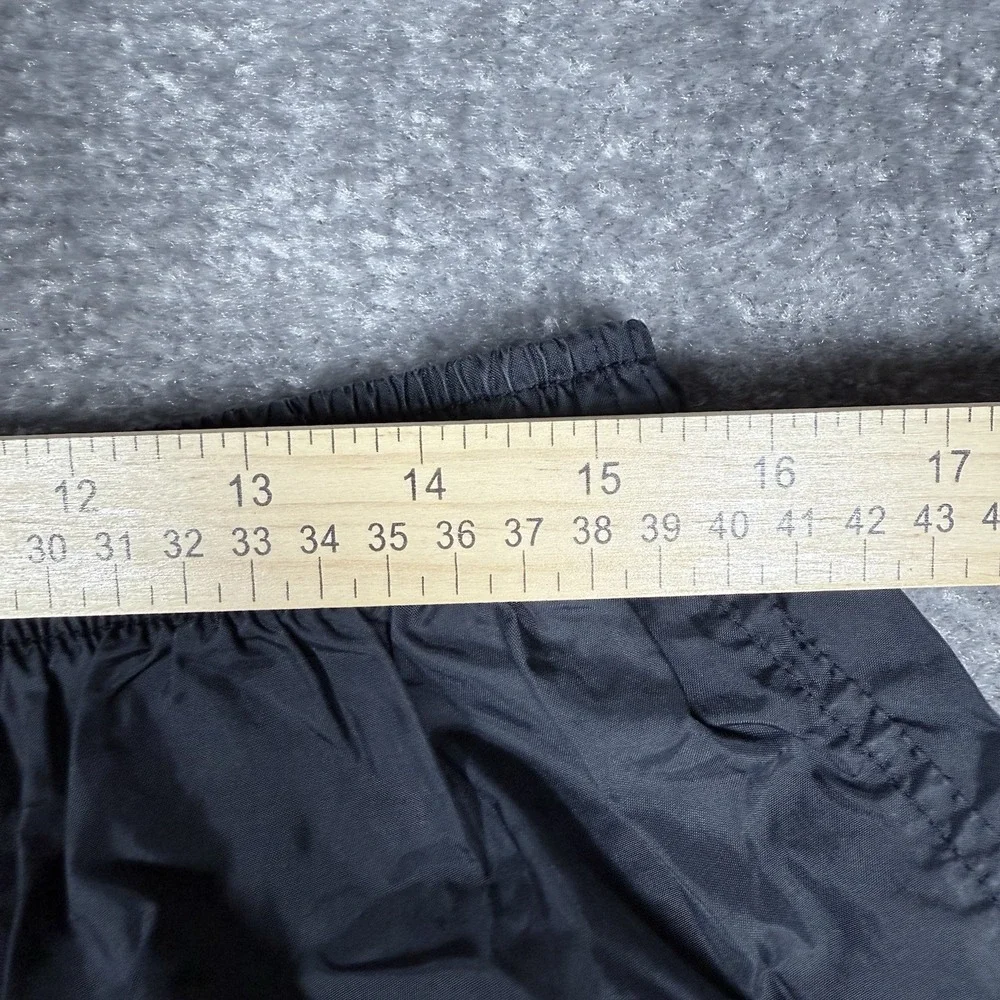 Vintage‎ Adidas Parachute Track Pants Men's  XL Black Ankle Zip Y2K 90s